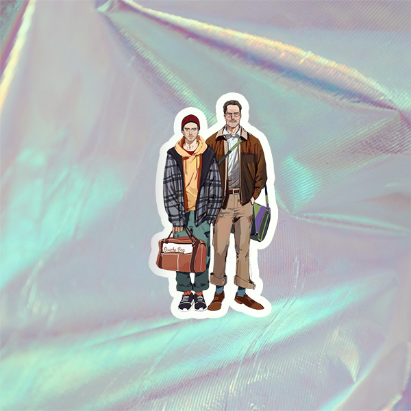 Walter White And Jessie Pinkman Sticker