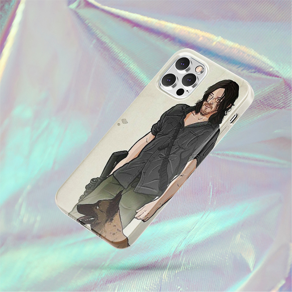 Daryl Dixon And His Dog Snap case for iPhone®